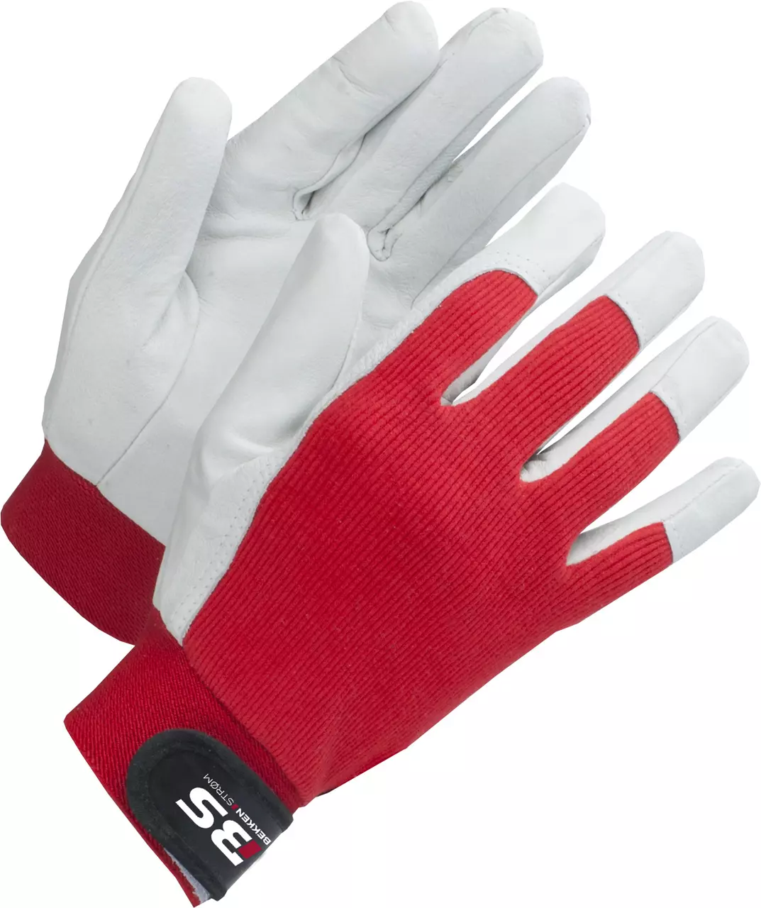 MONTERINGSHANSKE SVINENAPPA BS RØD/GRÅ