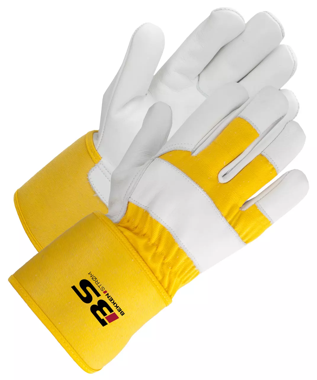 HANSKE HALVFORET OKSELÆR BS GUL/GRÅ