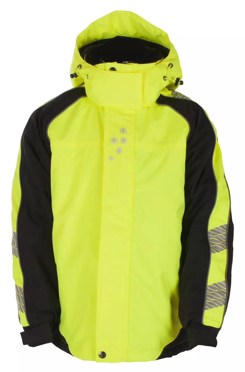 NES VINTERJAKKE BARN MED REFLEKS GUL/SVART