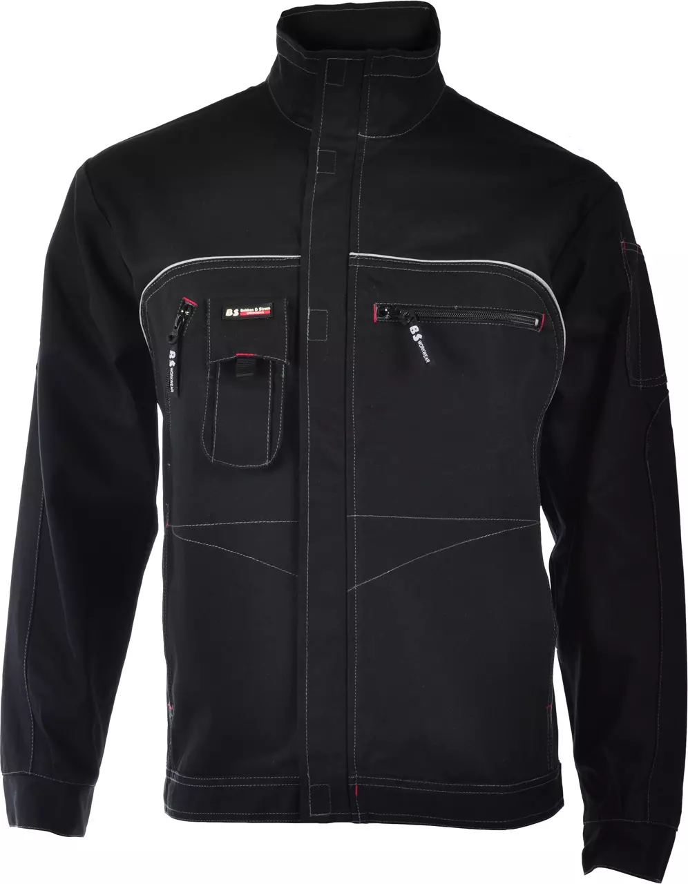 JAKKE PROFIL 100% BOMULL SVART BS