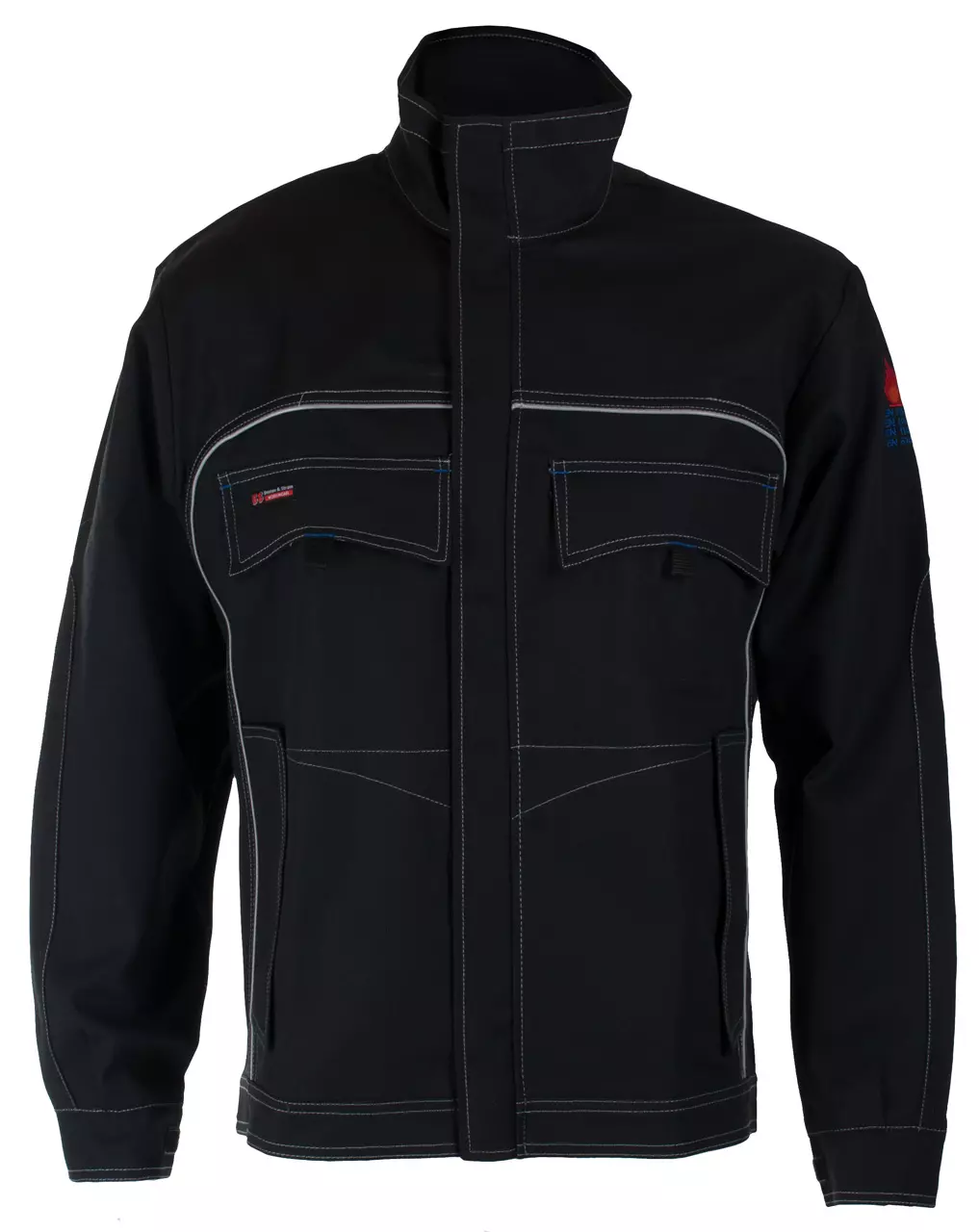 Grua Jakke  FLAMMEHEMMENDE SVART BS