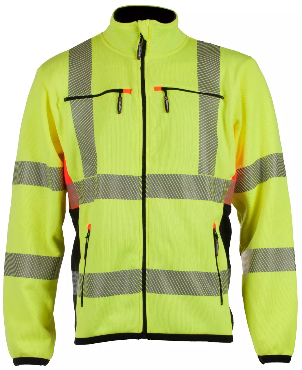 GJØVIK FLEECEJAKKE GUL/SVART/OR EN20471 KL 3