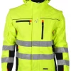 BERGSET JAKKE SOFTSHELL EN471 KL.2 GUL