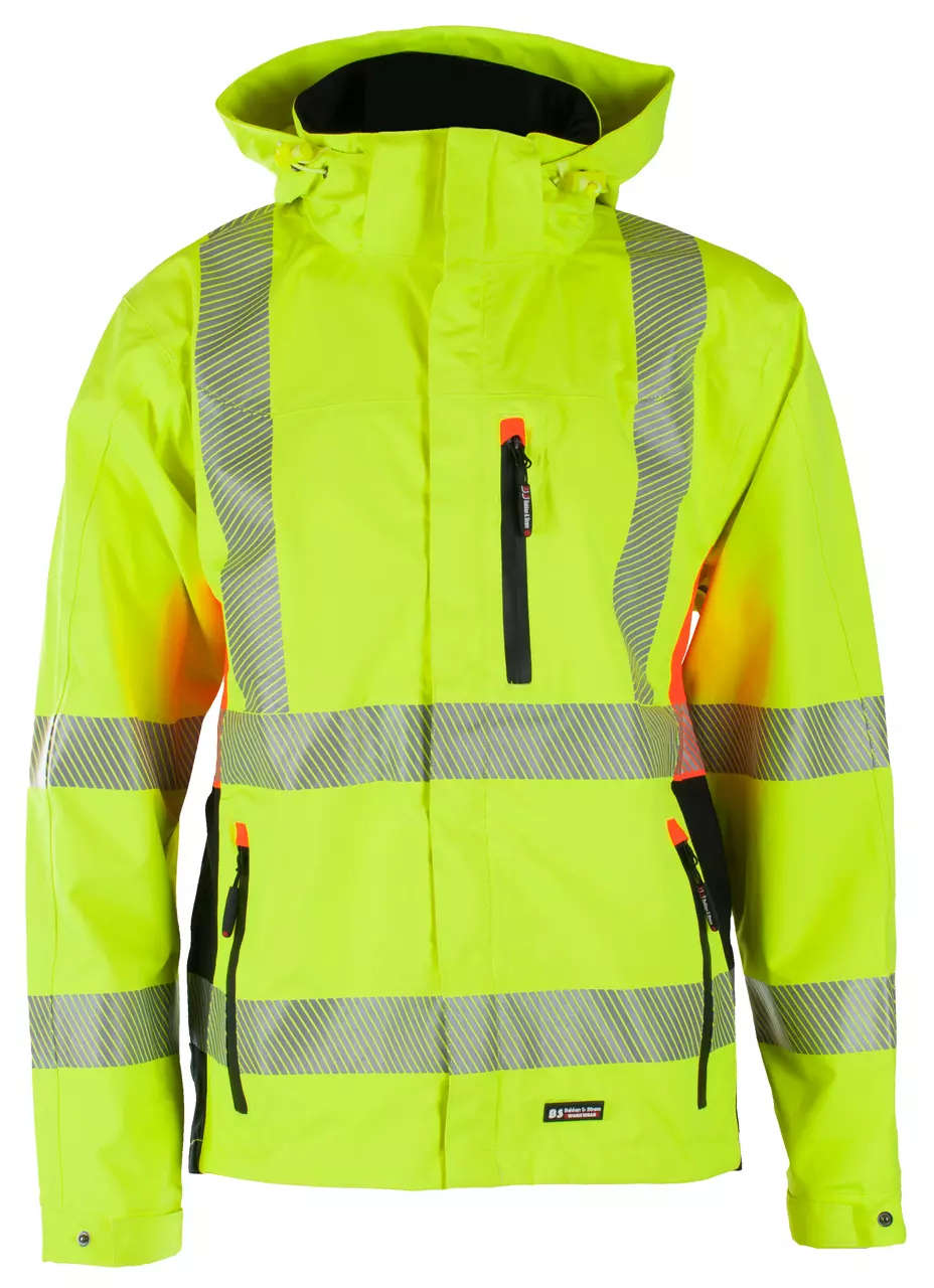 GJØVIK SKALLJAKKE GUL/SVART/ORANSJE EN20471 KL.3