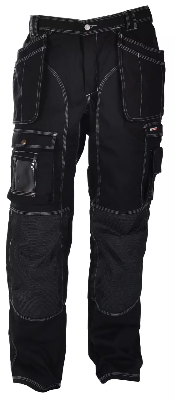 GULVLEGGERBUKSE POL/BOMULL 320G/M² SVART