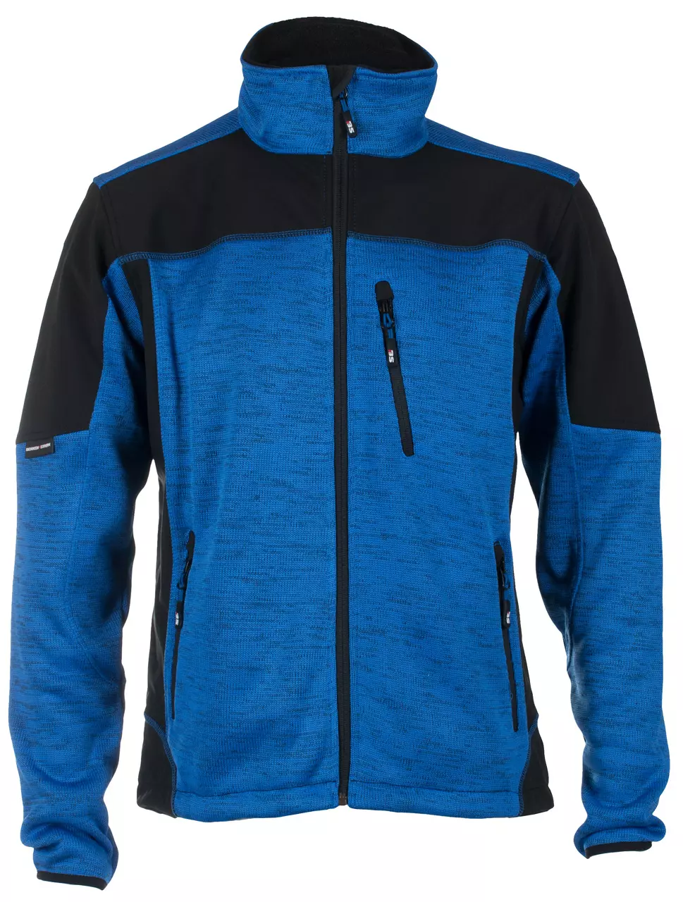 JAKKE KOLBU MED SOFTSHELL BLÅ/SVART