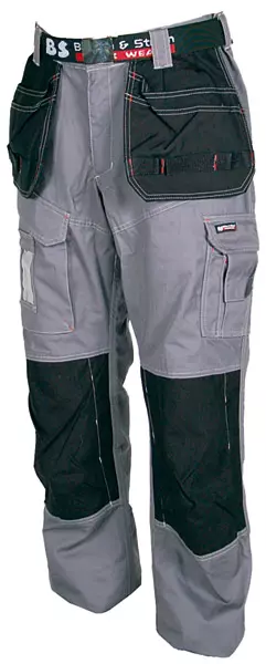 DREVSJØ BUKSE M. K.BEIN HÅNDV. POL/BOM 275/M² GRÅ