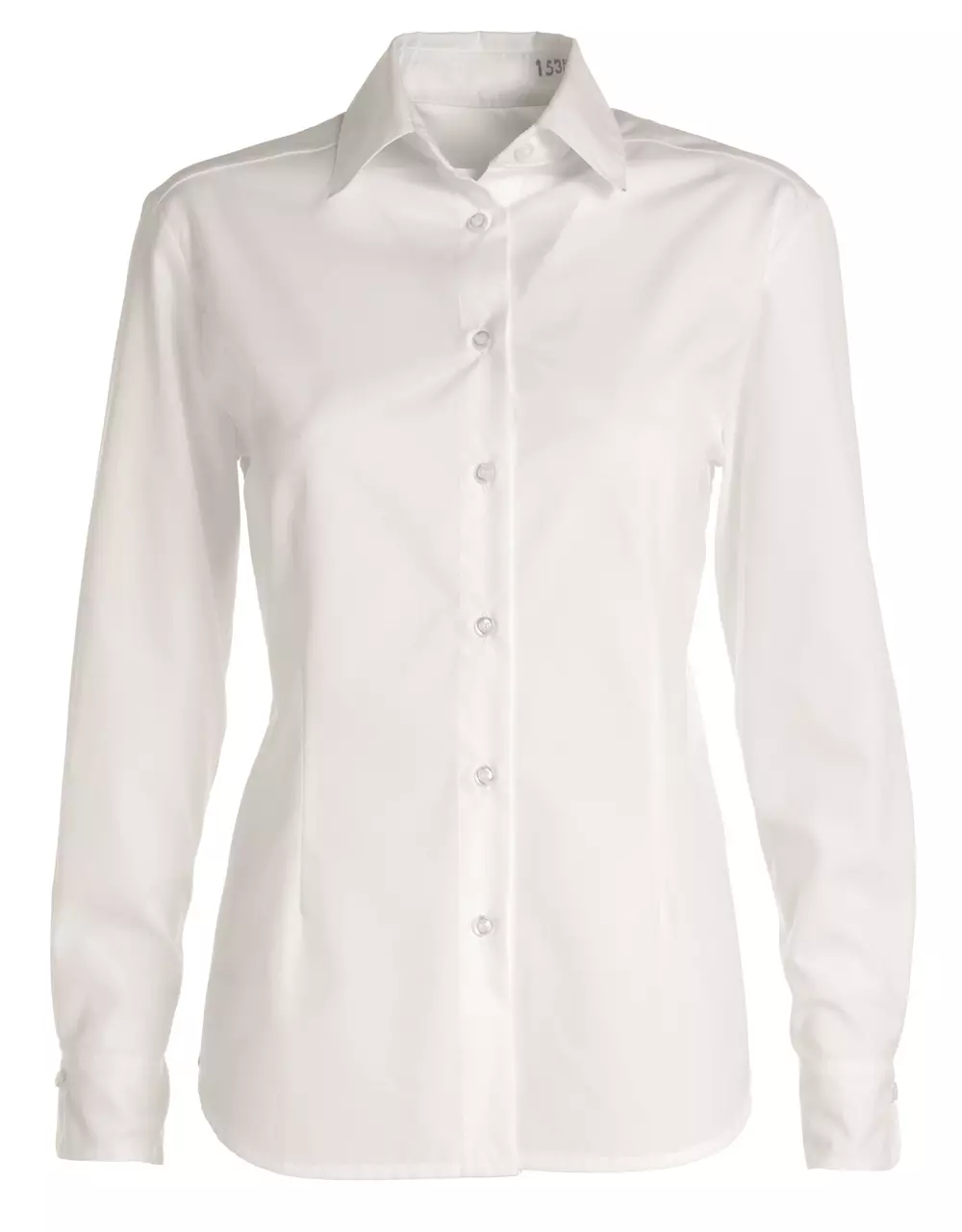 KENTAUR DAMESKJORTE M KONTRAST HVIT