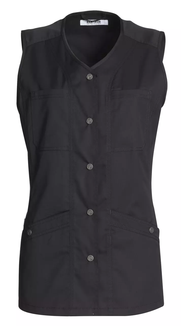 Damevest kentaur sort