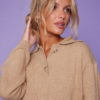 Depp knitted sweater camel, Line Of Oslo