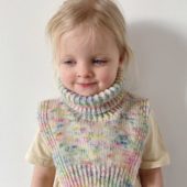 Petiteknit Terrazzo Neck JR Papir