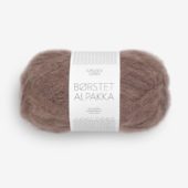 Børstet Alpakka Eikenøtt 3161
