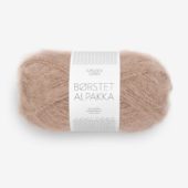 Børstet Alpakka Caffe latte 3040