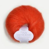 Tynn Silk Mohair Orange 3818