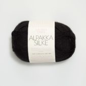 Alpakka Silke Svart 1099