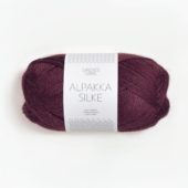 Alpakka Silke Dyp Burgunder 4372
