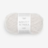 Børstet Alpakka Porselen 1014