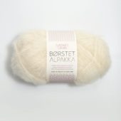 Børstet Alpakka Natur 1012