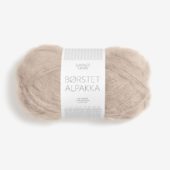 Børstet Alpakka Beige 3021