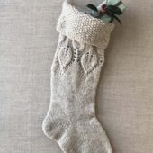 Leknit Dahlia Julestrømpe