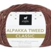Alpakka Tweed Classic - Mørk Rust 131