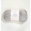 Mini Alpakka Lys Gråmelert 1032