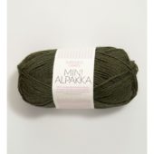 Mini Alpakka Mosegrønn 9573