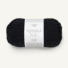 Alpakka Ull Sort 1099