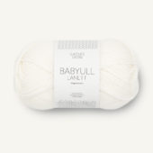 Babyull Lanett Optisk hvit 1001