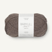 Babyull Lanett Mellombrun melert 2652