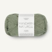 Mandarin Naturell Støvet lys gr 9041