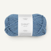 Smart Blå melert 6324