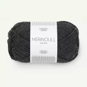 Utgår Merinoull 1055 Mørk gråmelert