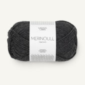 Merino 1055 Mørk gråmelert