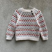 Prik bluse KFO mønster baby