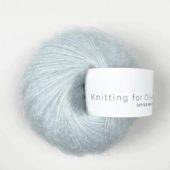 Isblå Soft Silk Mohair KFO