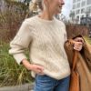 Petiteknit Moby sweater voksen Papir