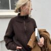 PetiteKnit Zipper Sweater Light Papir