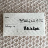 PetiteKnit Care Label