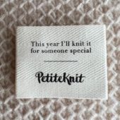 PetiteKnit Label "This year I`ll knit it for someone special" Stor