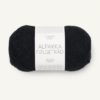 Alpakka Følgetråd Svart 1099