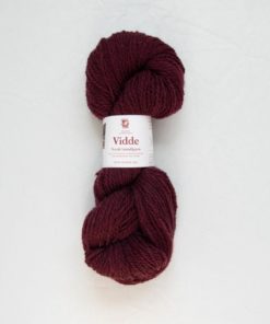 Vidde Lamull 327 Mørk plommerød