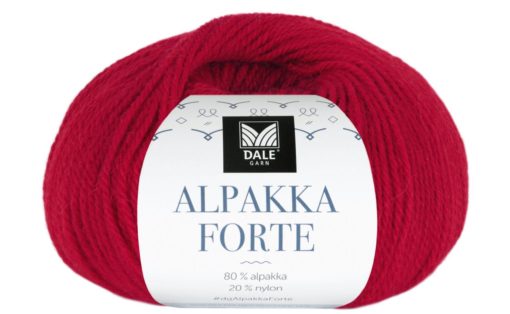 Alpakka Forte Dyp Rød (739)