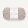 Alpakka Følgetråd Lys Beigemelert 2650