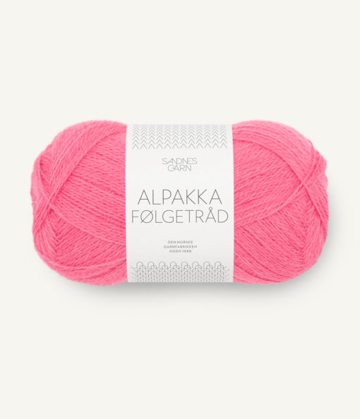 Alpakka følgetråd 4315 Bubblegum Pink