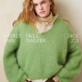 Enkeltoppskrift 2024 Facile Sweater Dobbelt tråd 03