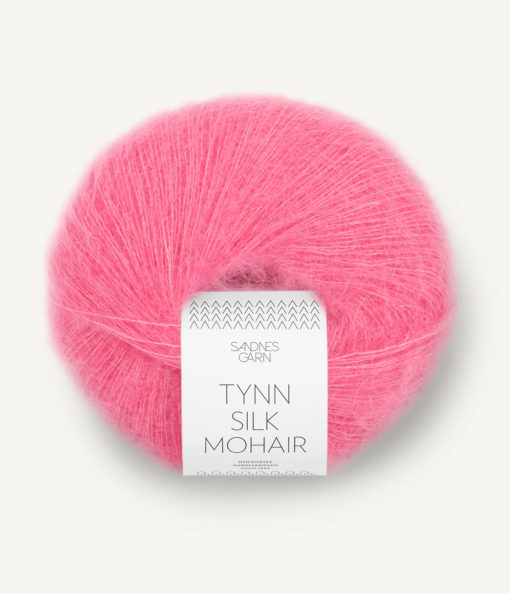 Tynn Silk Mohair Bubblegum Pink 4315