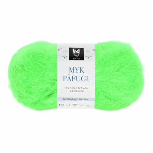Myk Påfugl - 7958 Neongrønn