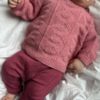 PetiteKnit Esther Sweater Baby papir