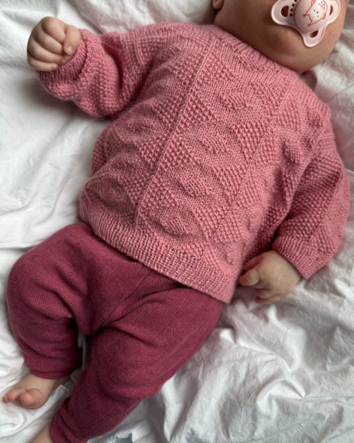 PetiteKnit Esther Sweater Baby papir